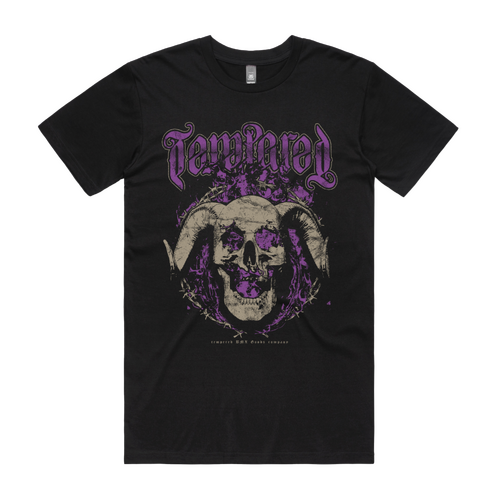 Tempered Goods, Goat / Vockenson Ss Tee Large Black 
