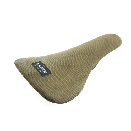 Tempered 70's Corduroy Green Railed Seat