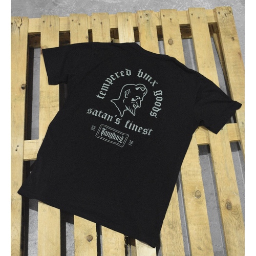 Tempered Goods, Satans Finest Ss Tee X-Large Black
