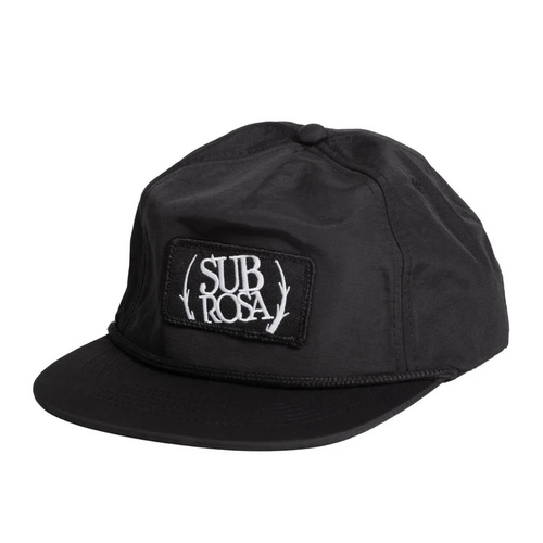 SUBROSA Cropped Crest HatBlack